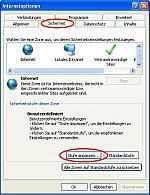 Internetoptionen Internet Explorer